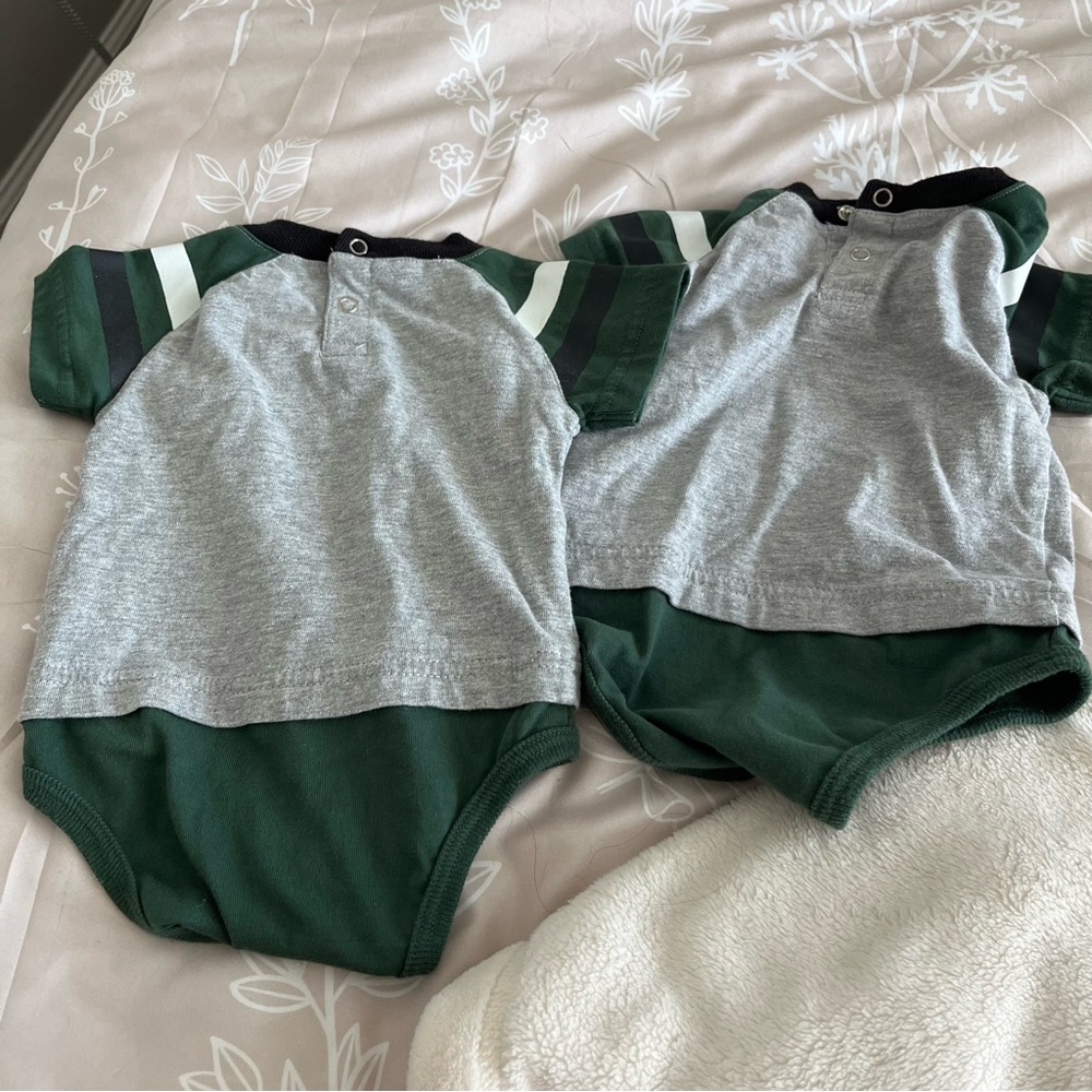 Jets Baby Onesies Set — will send one or both! - Picture 3 of 4